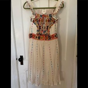 Anthropologie embroidered Maeve dress. US size 12